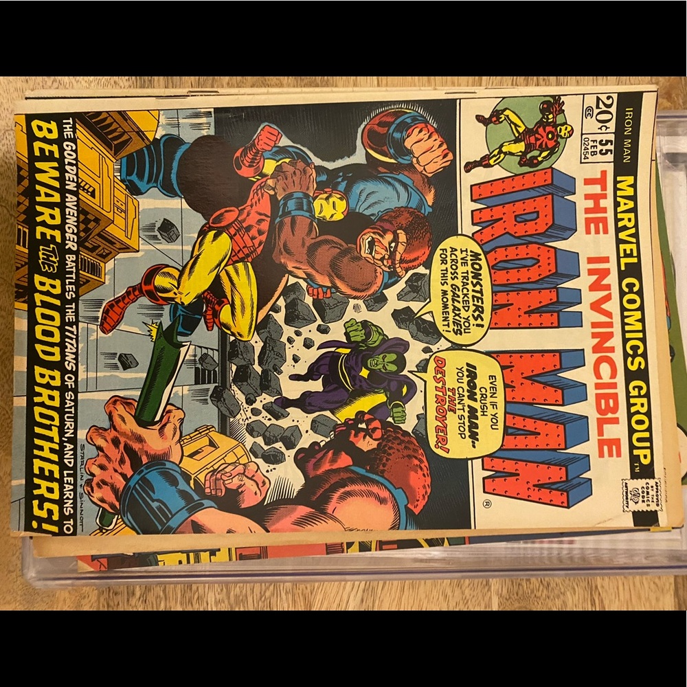 Jim Starlin
Iron Man #55 1st Appearance Thanos